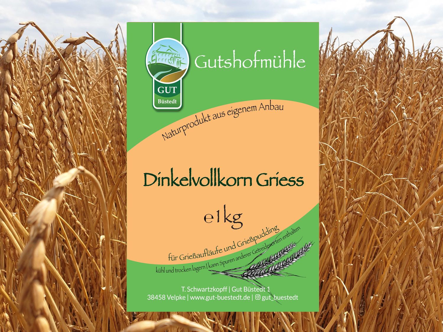 Dinkelgrieß Vollkorn