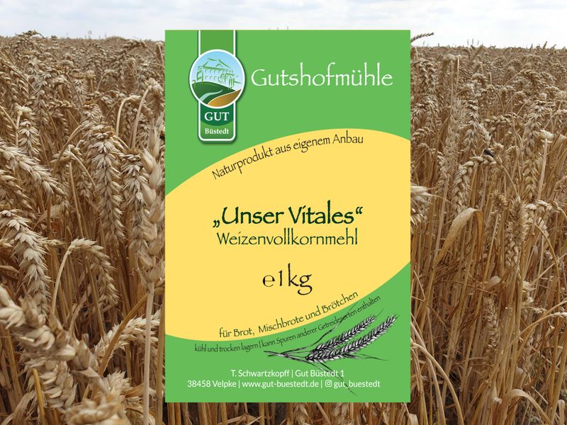Unser Vitales  - Weizenvollkornmehl