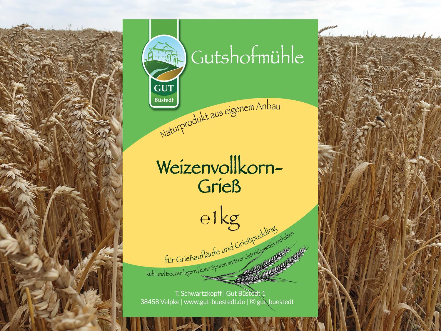 Weizengrieß Vollkorn