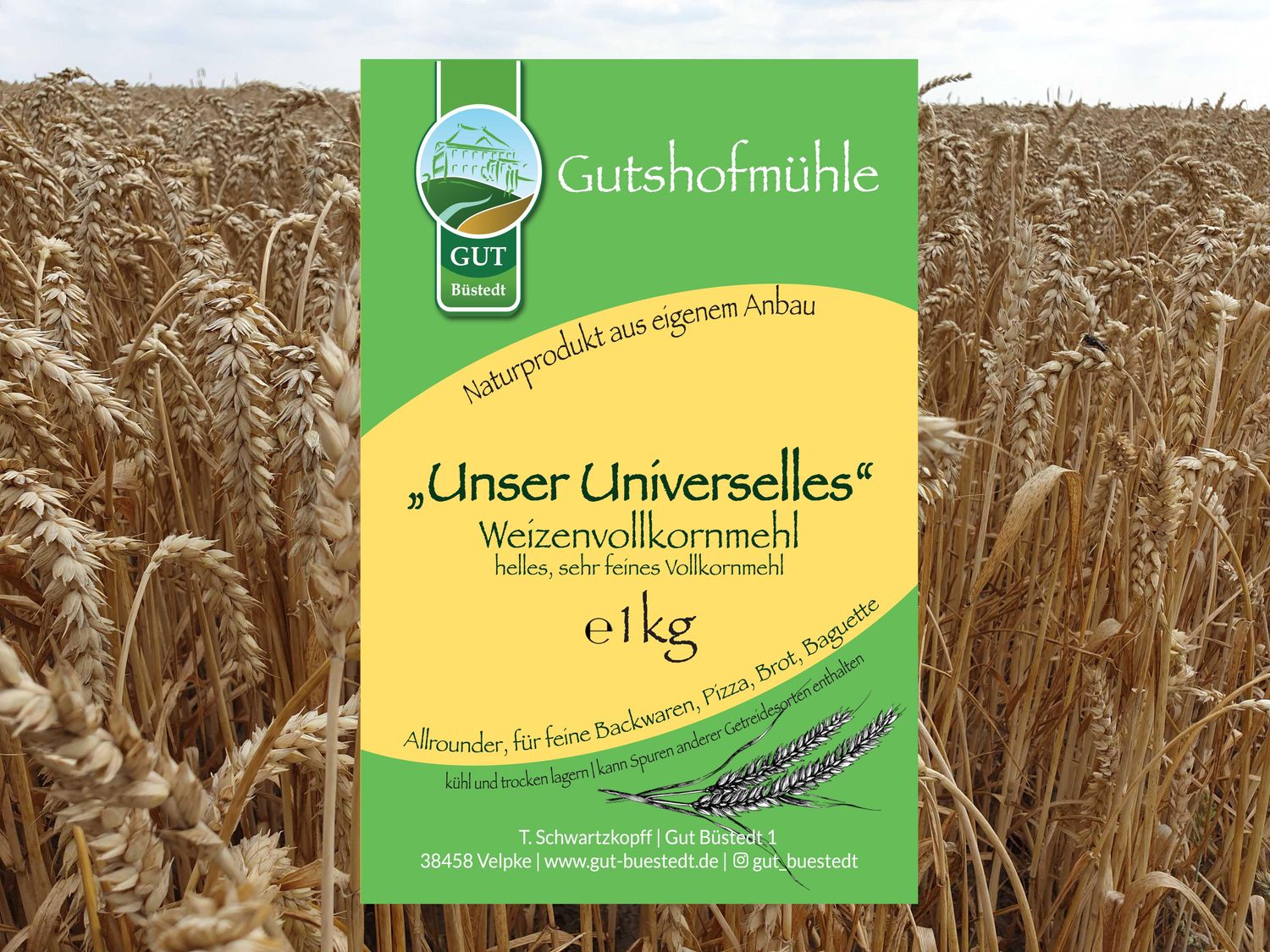 Unser Universelles - feines Weizenvollkornmehl