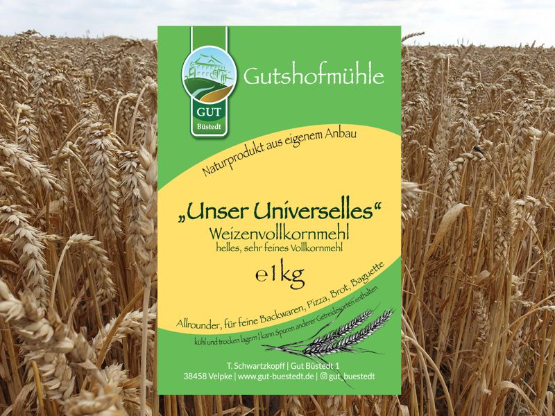 Unser Universelles - feines Weizenvollkornmehl
