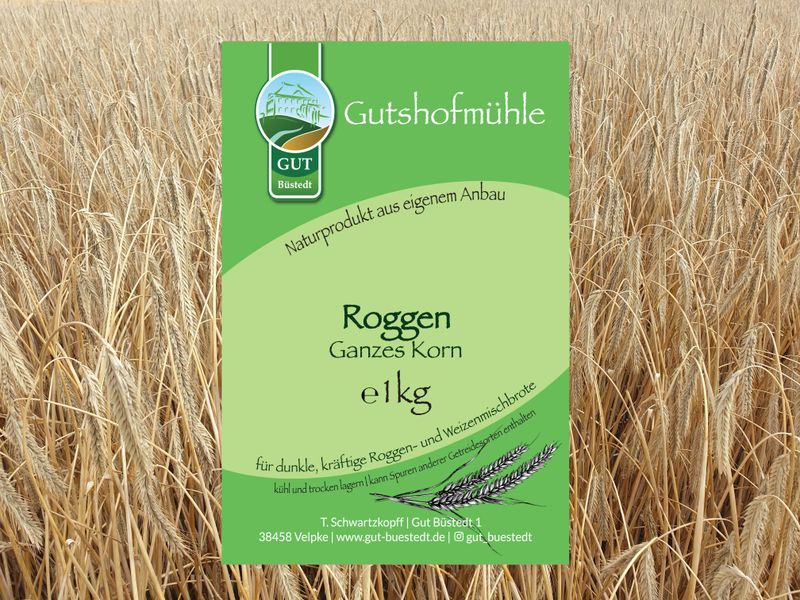 Roggen- ganzes Korn