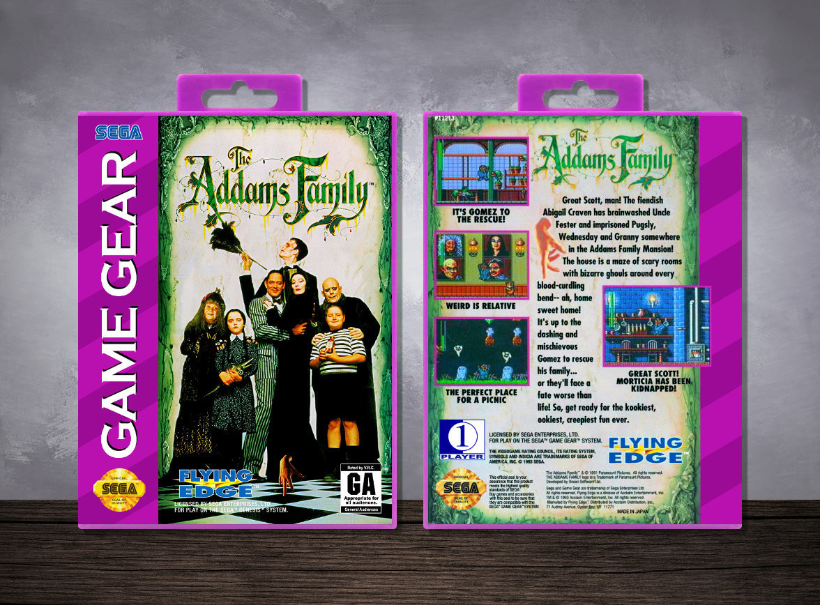 Addams Family, The, Case Color: Purple