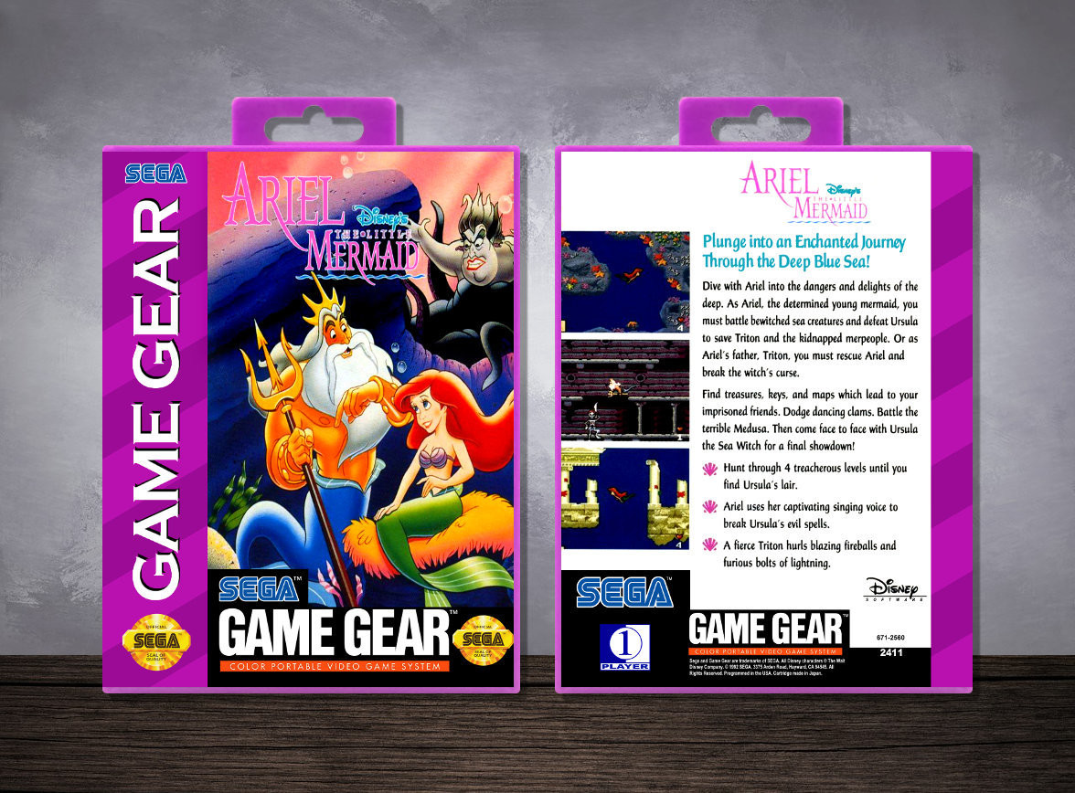 Ariel the Little Mermaid, Case Color: Purple