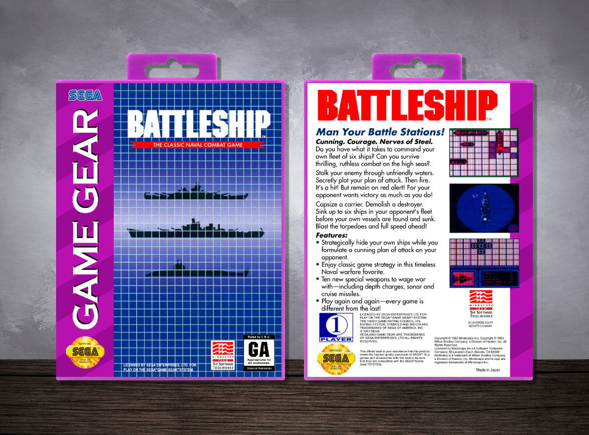 Battleship: The Classic Naval Combat Game, Case Color: Purple