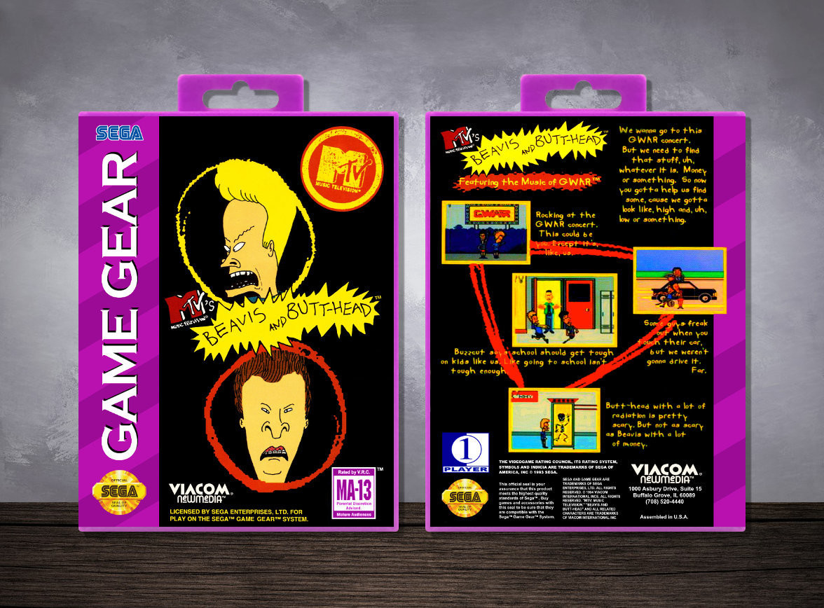 Beavis and Butt-head, Case Color: Purple