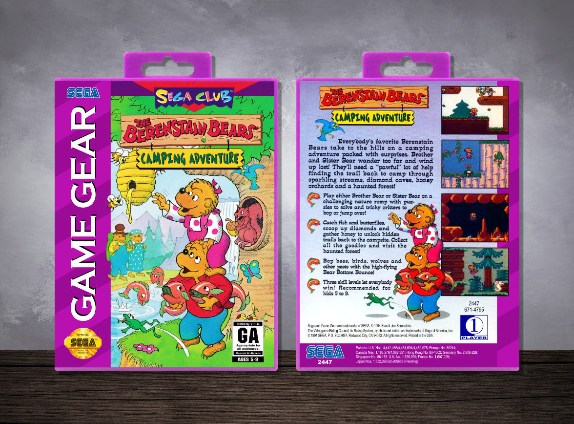 Berenstain Bears&#39; Camping Adventure, The, Case Color: Purple