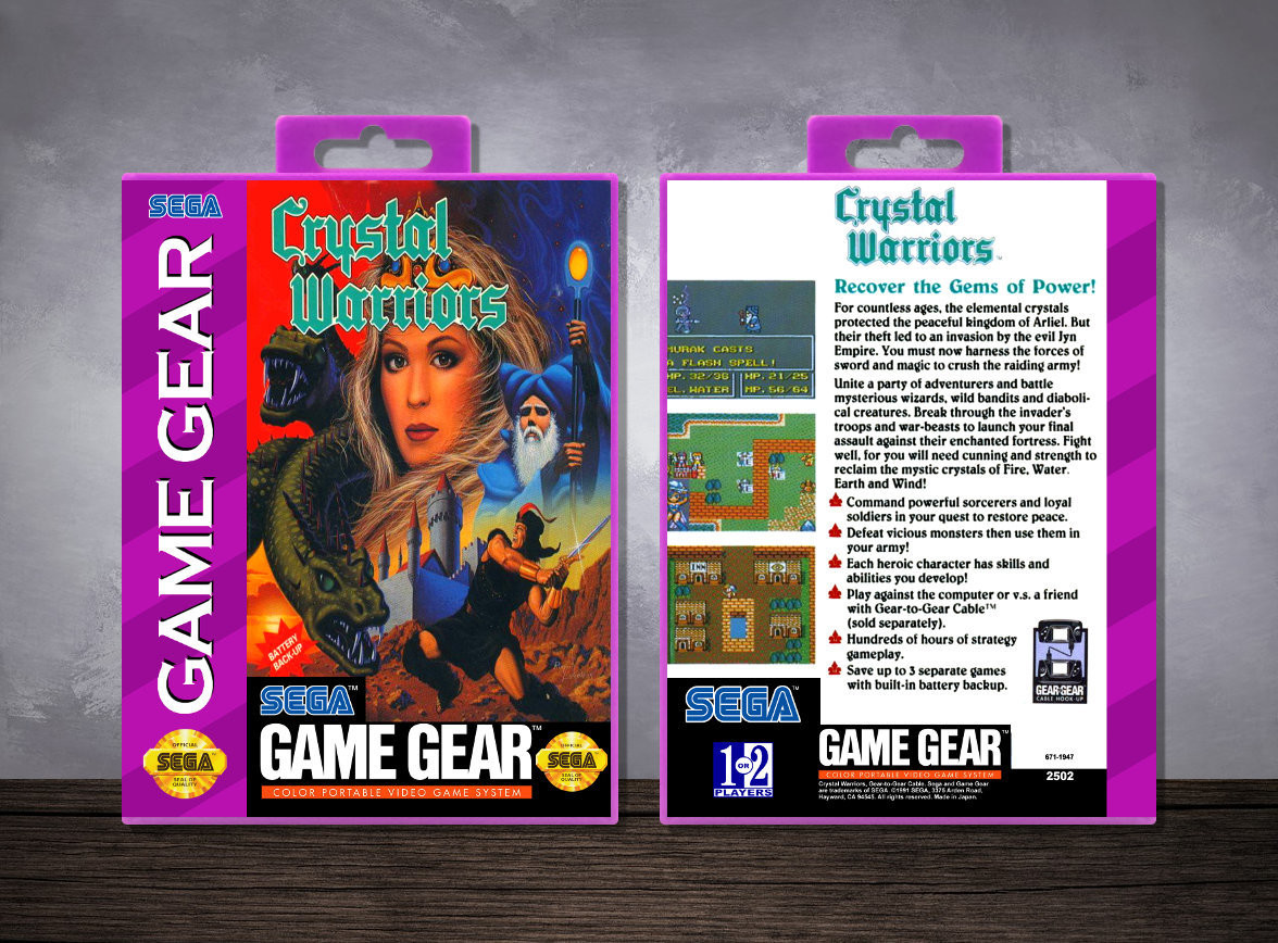 Crystal Warriors, Case Color: Purple