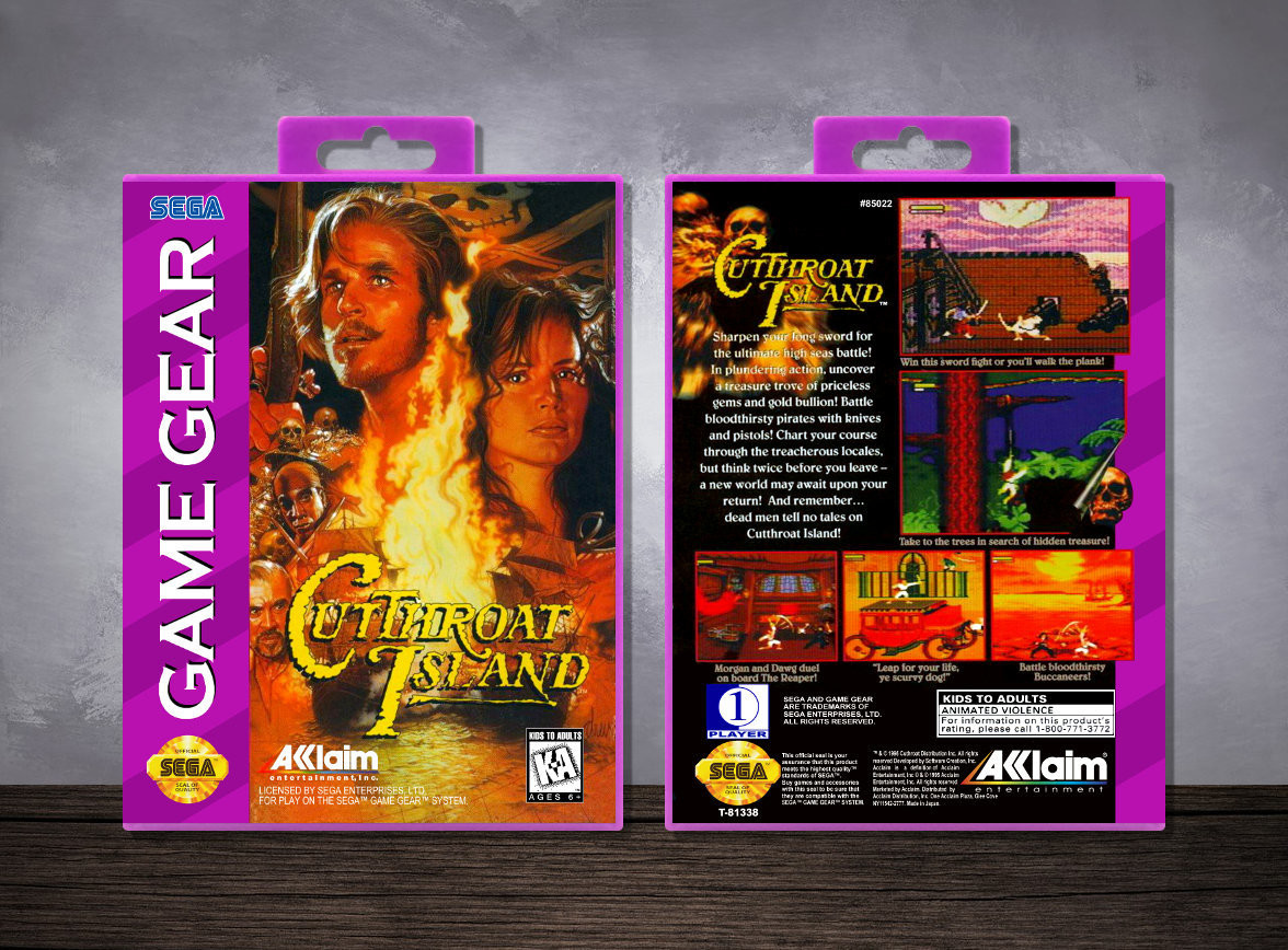 Cutthroat Island, Case Color: Purple