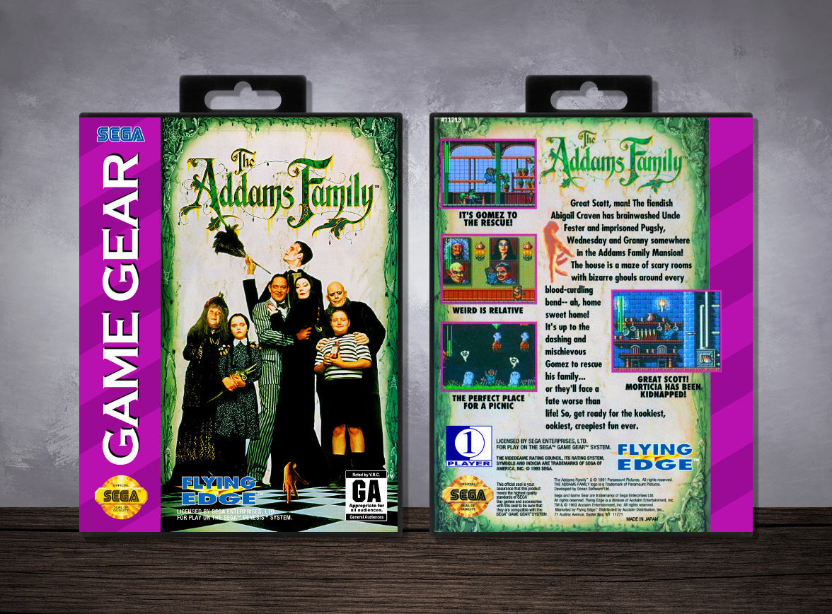Addams Family, The, Case Color: Black