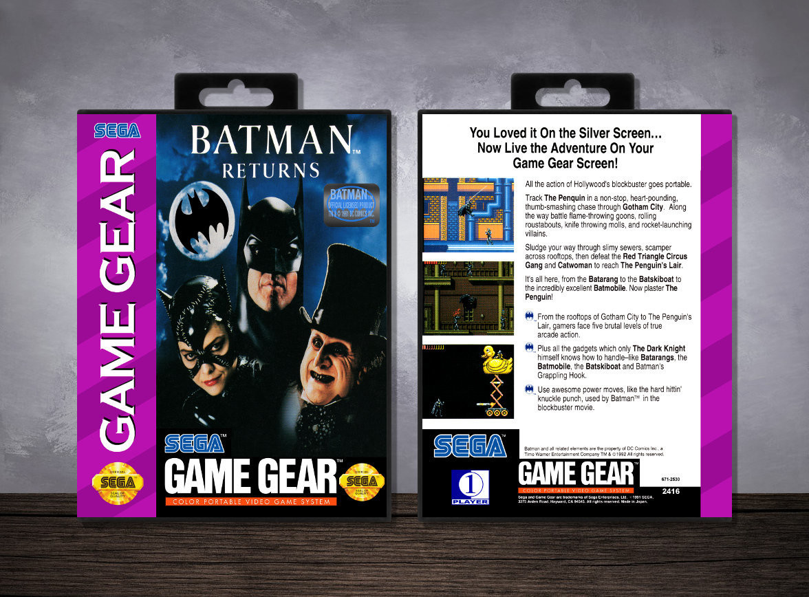 Batman Returns, Case Color: Black