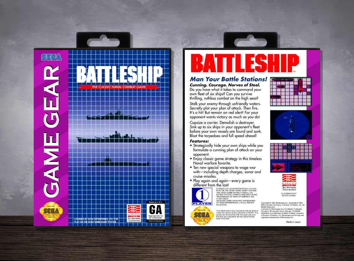 Battleship: The Classic Naval Combat Game, Case Color: Black