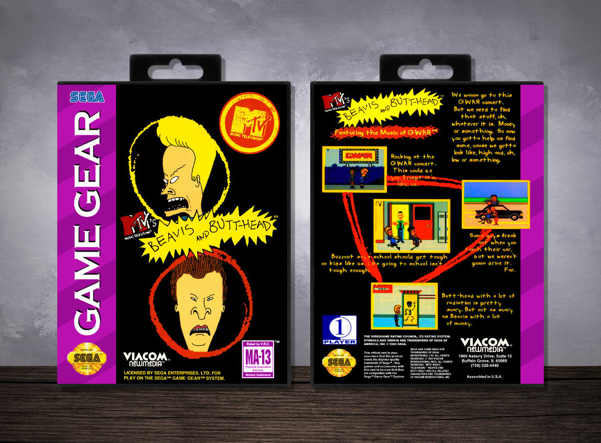 Beavis and Butt-head, Case Color: Black