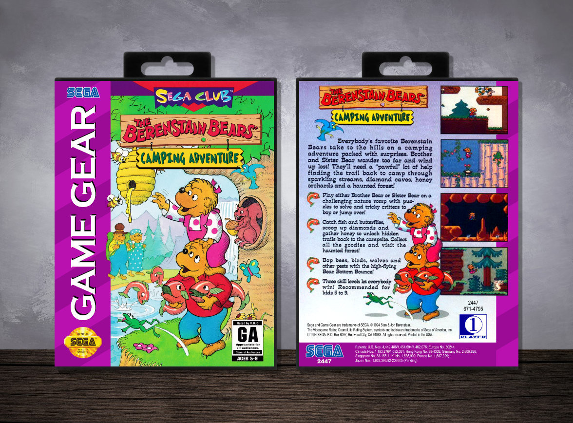 Berenstain Bears&#39; Camping Adventure, The, Case Color: Black