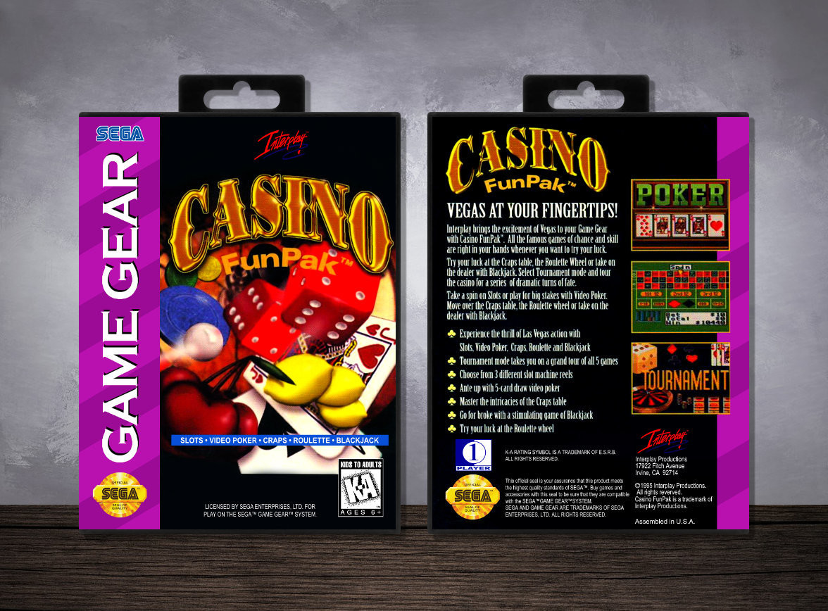 Casino Fun Pak, Case Color: Black
