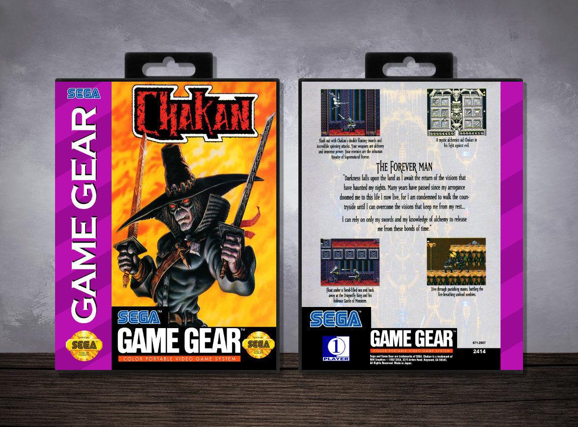 Chakan: The Forever Man, Case Color: Black