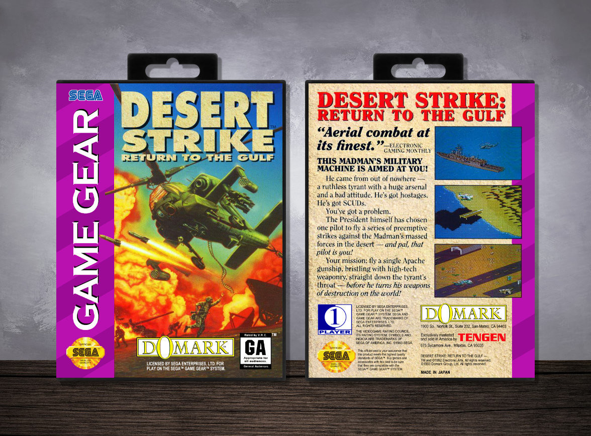Desert Strike: Return to the Gulf, Case Color: Black