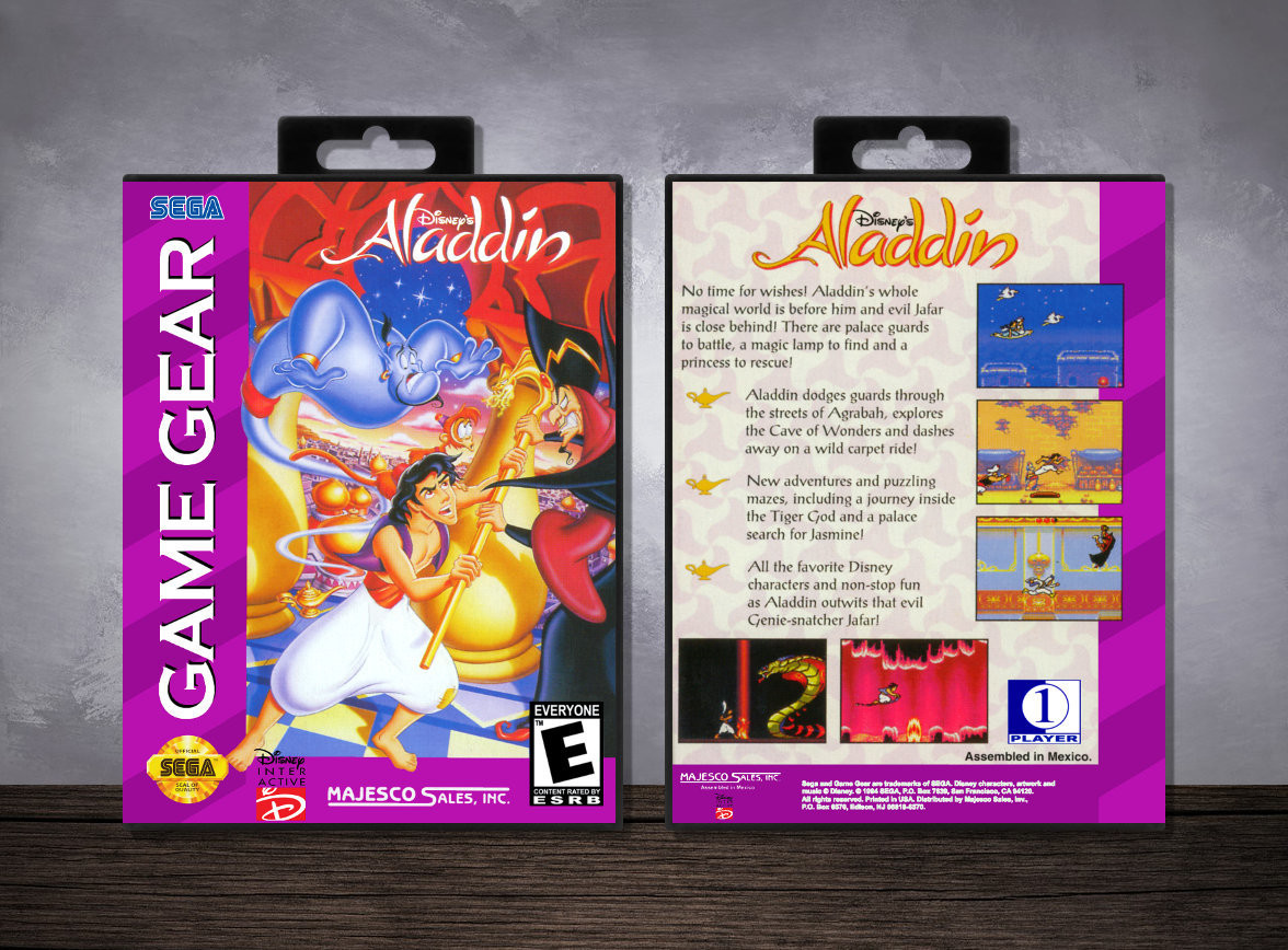 Disney&#39;s Aladdin, Case Color: Black