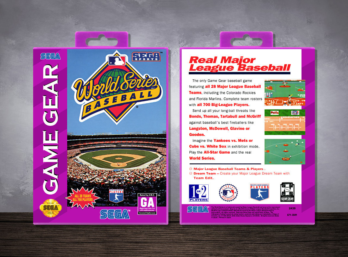 World Series Baseball, Case Color: Purple