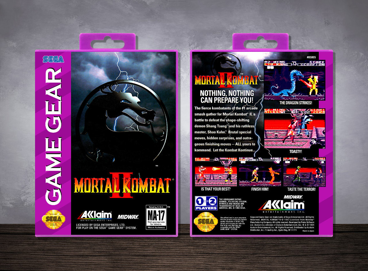 Mortal Kombat II, Case Color: Purple