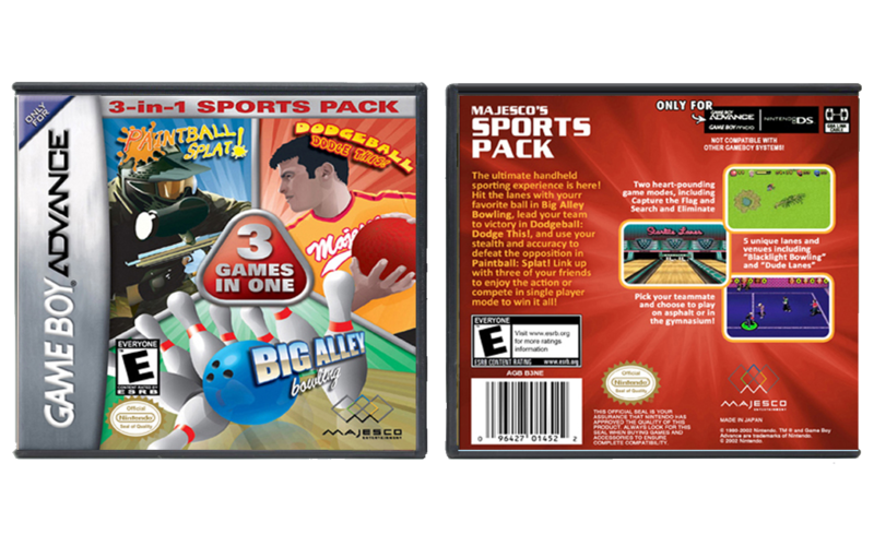 3-in-1 Sports Pack: Paintball Splat! / Dodgeball Dodge This! / Big Alley Bowling