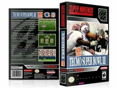 Tecmo Super Bowl III: The Final Edition
