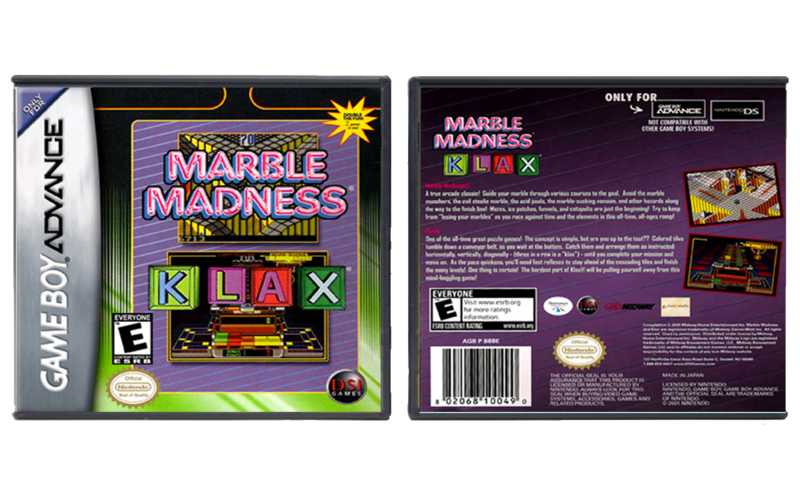 Klax / Marble Madness