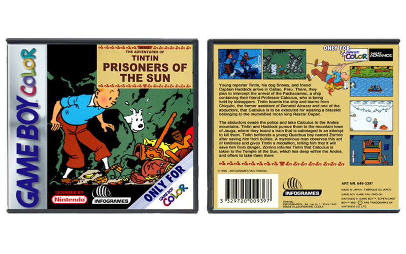 Tintin: Prisoners of the Sun (PAL)