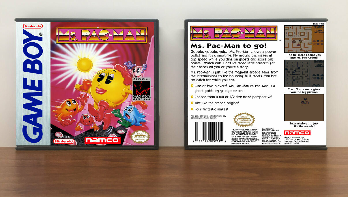 Ms. Pac-Man, Artwork Spine Color: Chrome