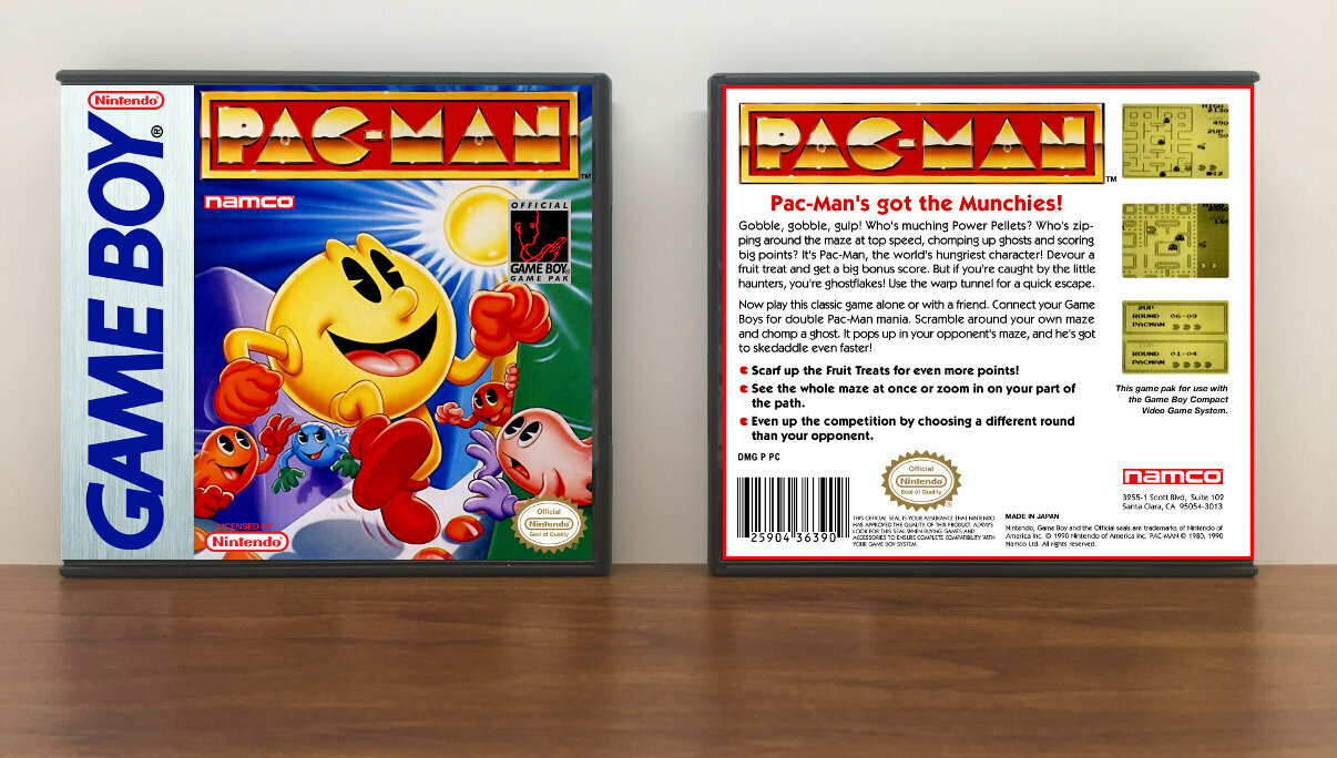 Pac-Man, Artwork Spine Color: Chrome
