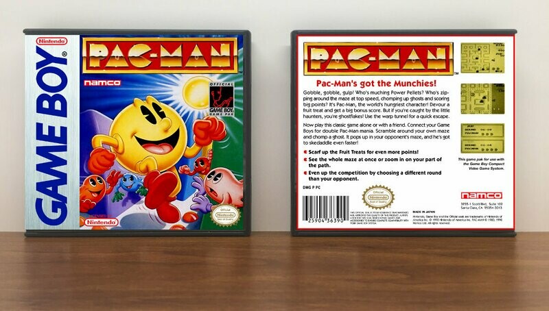 Pac-Man, Artwork Spine Color: Chrome