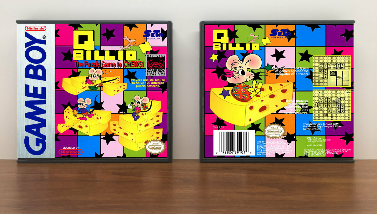 QBillion, Artwork Spine Color: Chrome