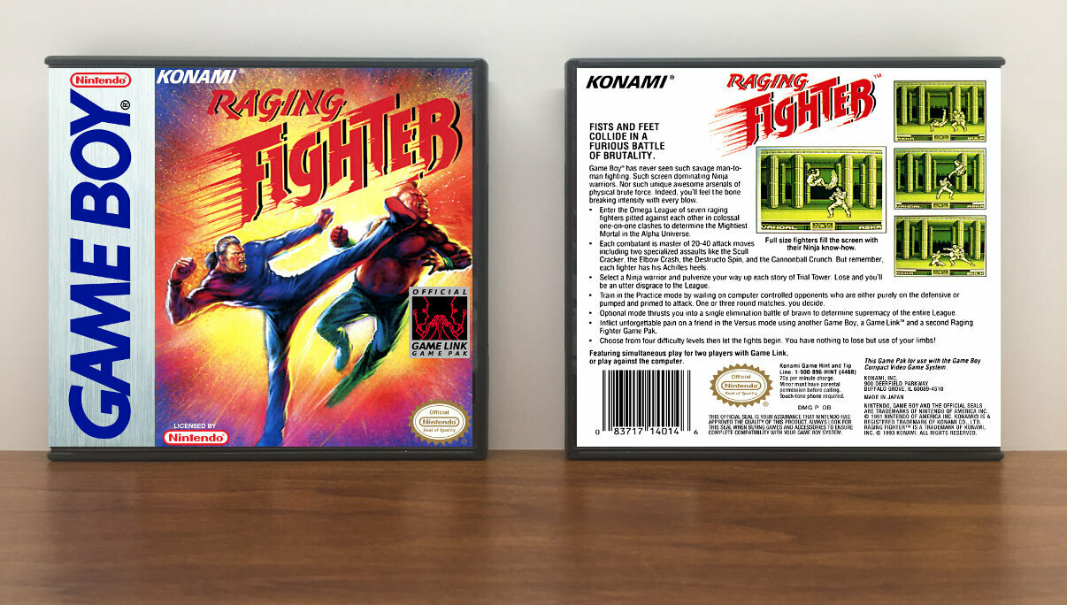 Raging Fighter, Artwork Spine Color: Chrome