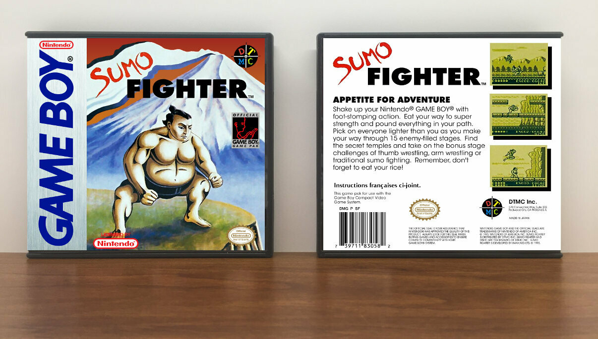 Sumo Fighter, Artwork Spine Color: Chrome