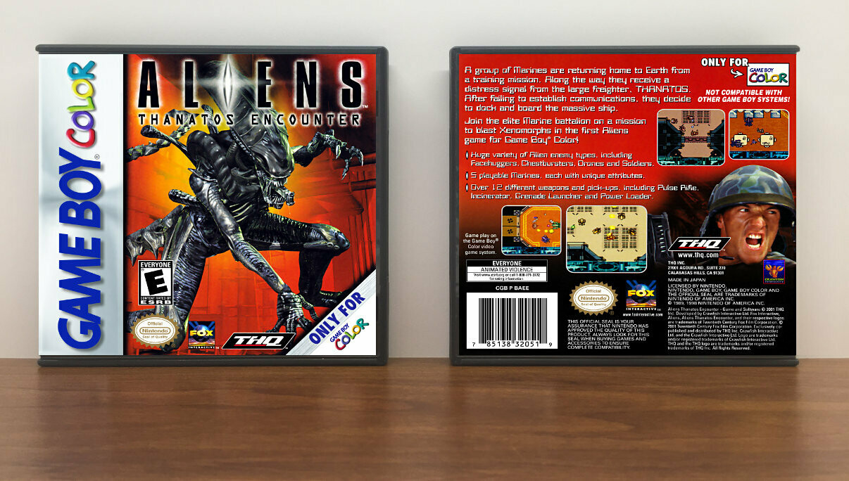 Aliens: Thanatos Encounter, Artwork Spine Color: Chrome