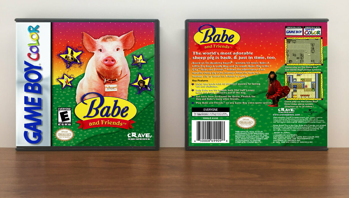 Babe and Friends, Artwork Spine Color: Chrome