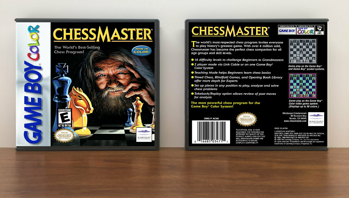 Chessmaster, Artwork Spine Color: Chrome