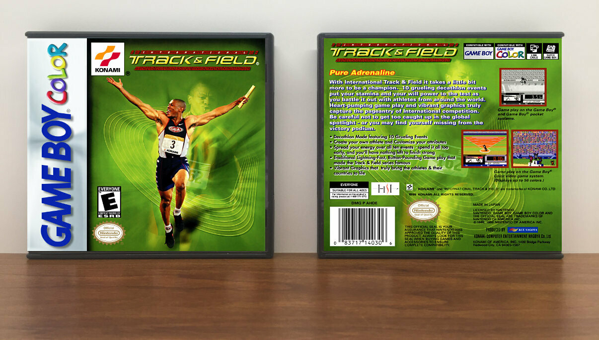 International Track &amp; Field, Artwork Spine Color: Chrome