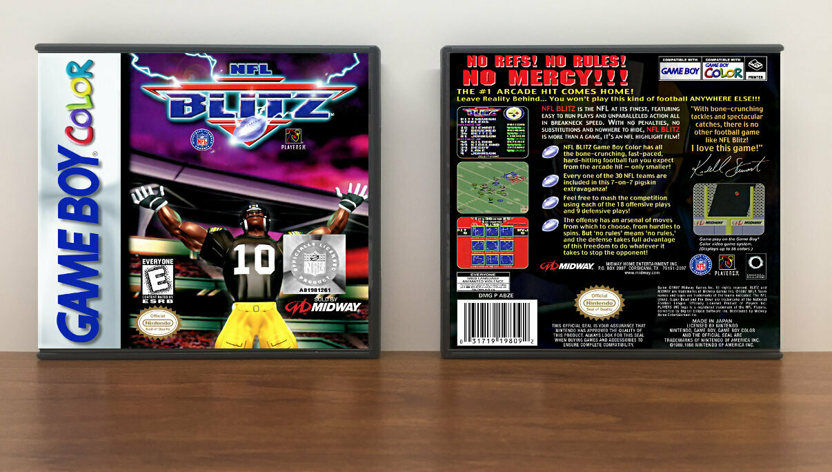 NFL Blitz, Artwork Spine Color: Chrome