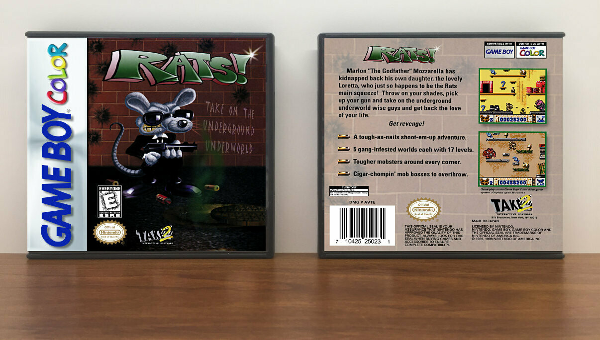 Rats!, Artwork Spine Color: Chrome