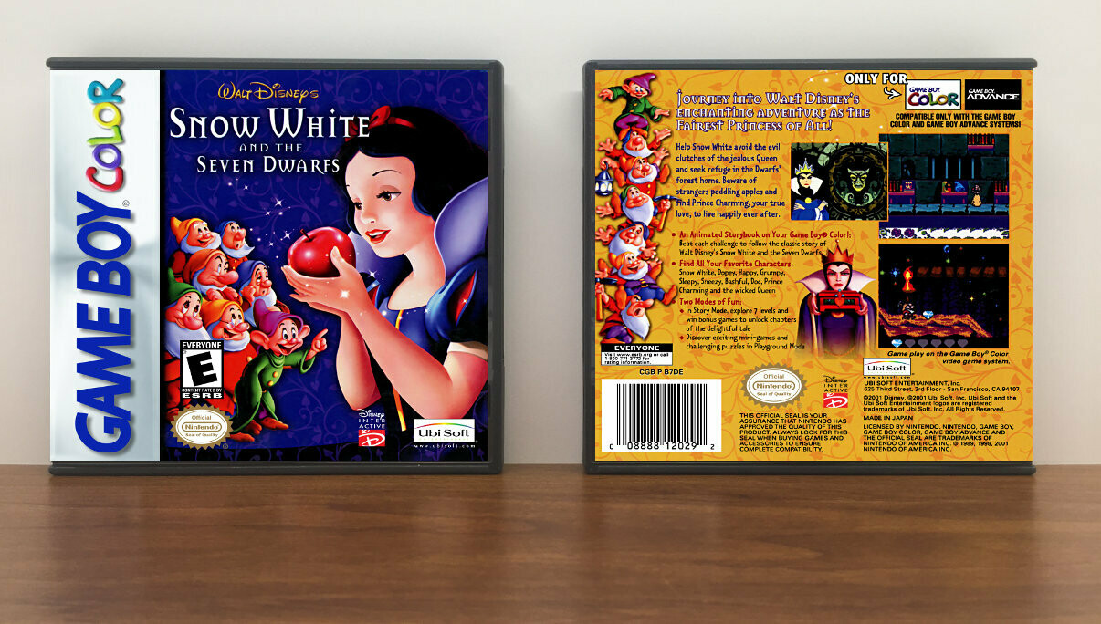 Snow White and the Seven Dwarfs, Artwork Spine Color: Chrome