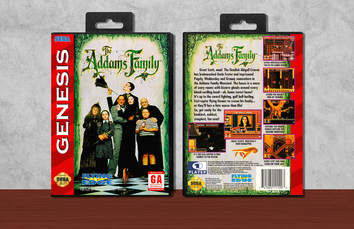 Addams Family, The, Case Color: Black