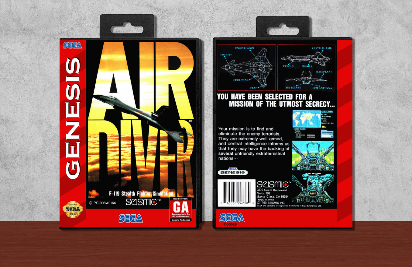 Air Diver, Case Color: Black