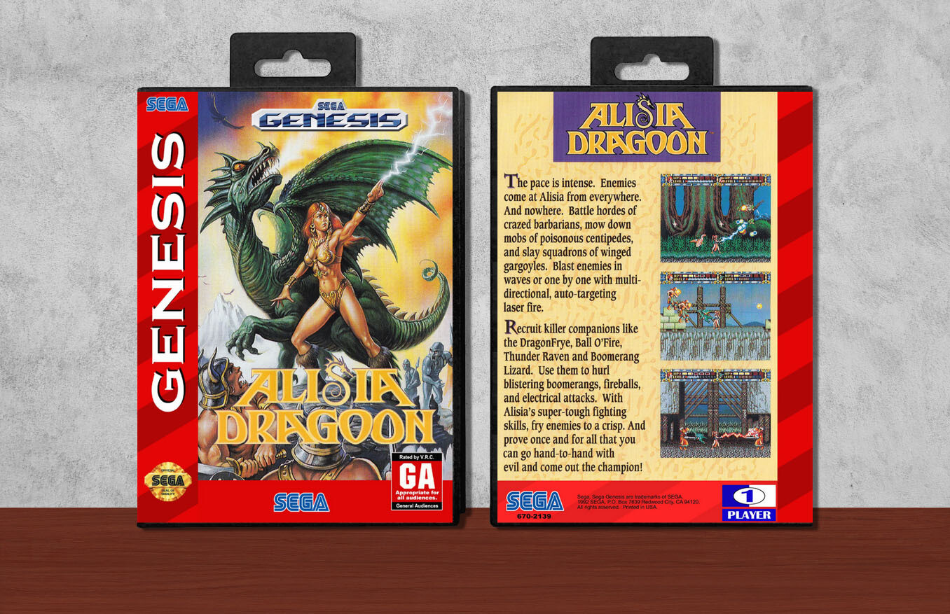 Alisia Dragoon, Case Color: Black