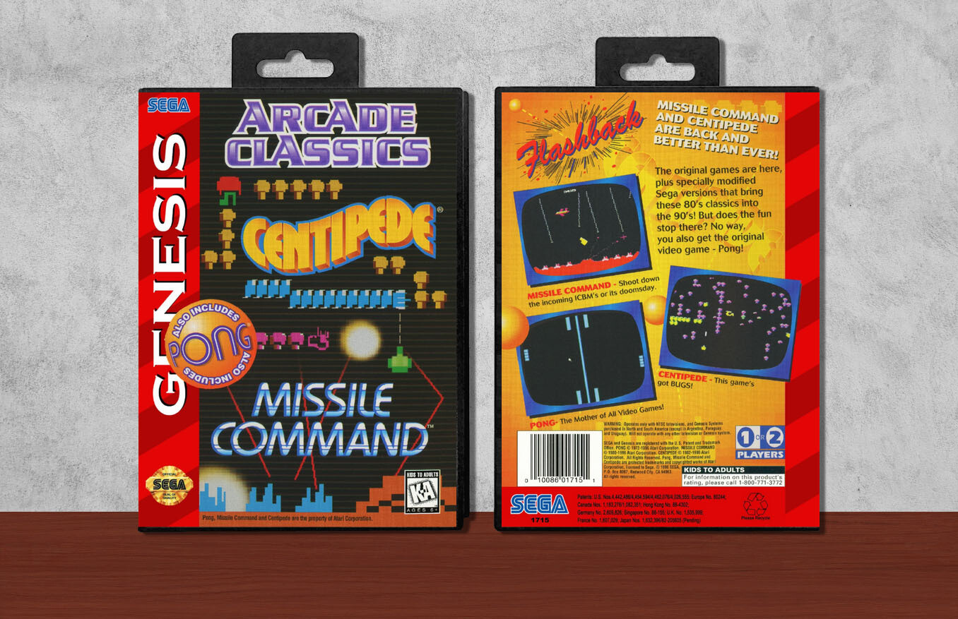 Arcade Classics, Case Color: Black