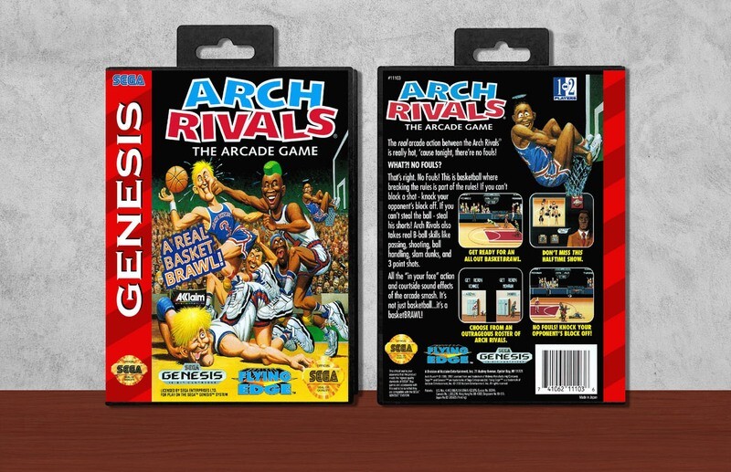 Arch Rivals: The Arcade Game, Case Color: Black