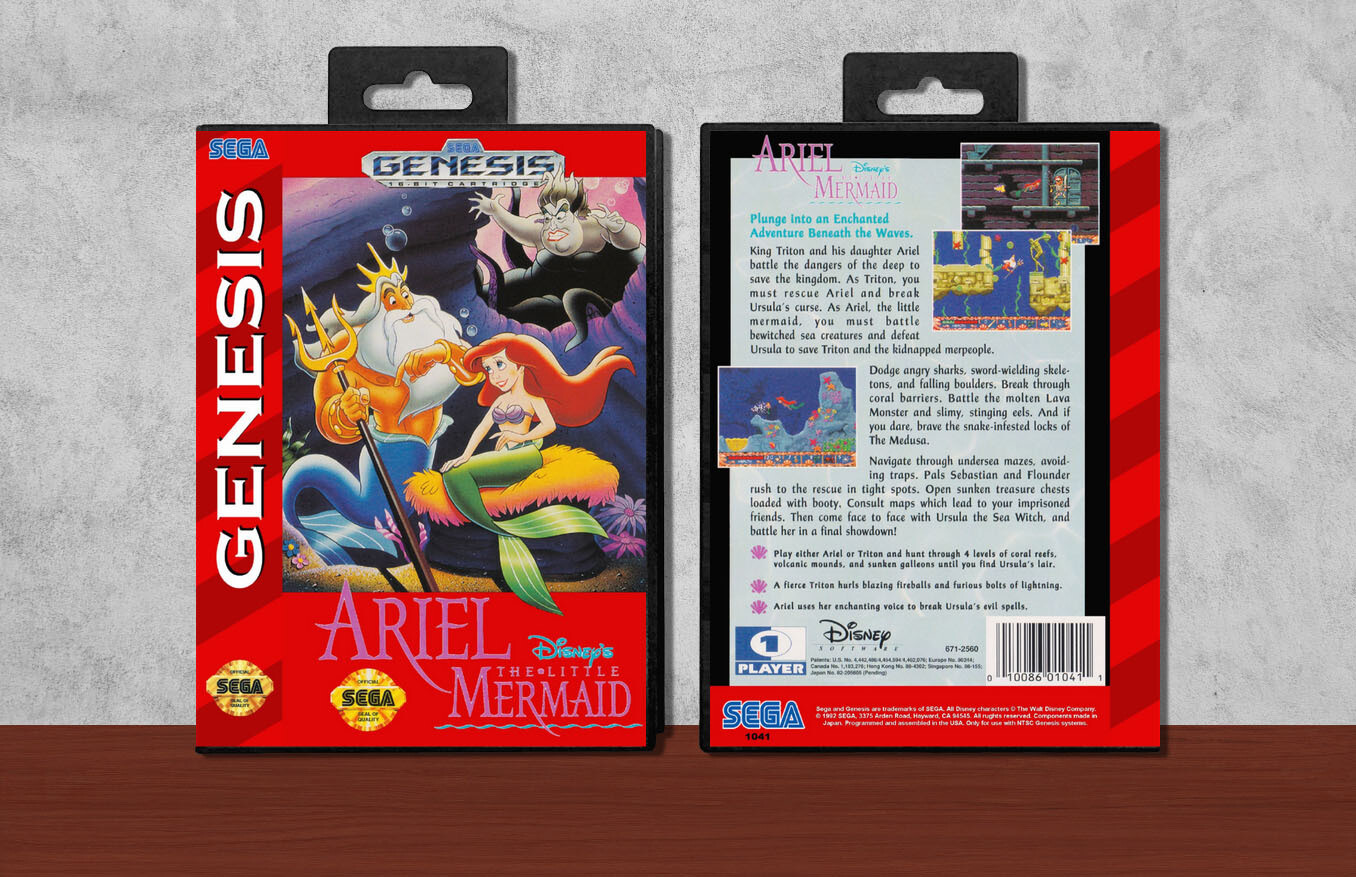 Ariel the Little Mermaid, Case Color: Black