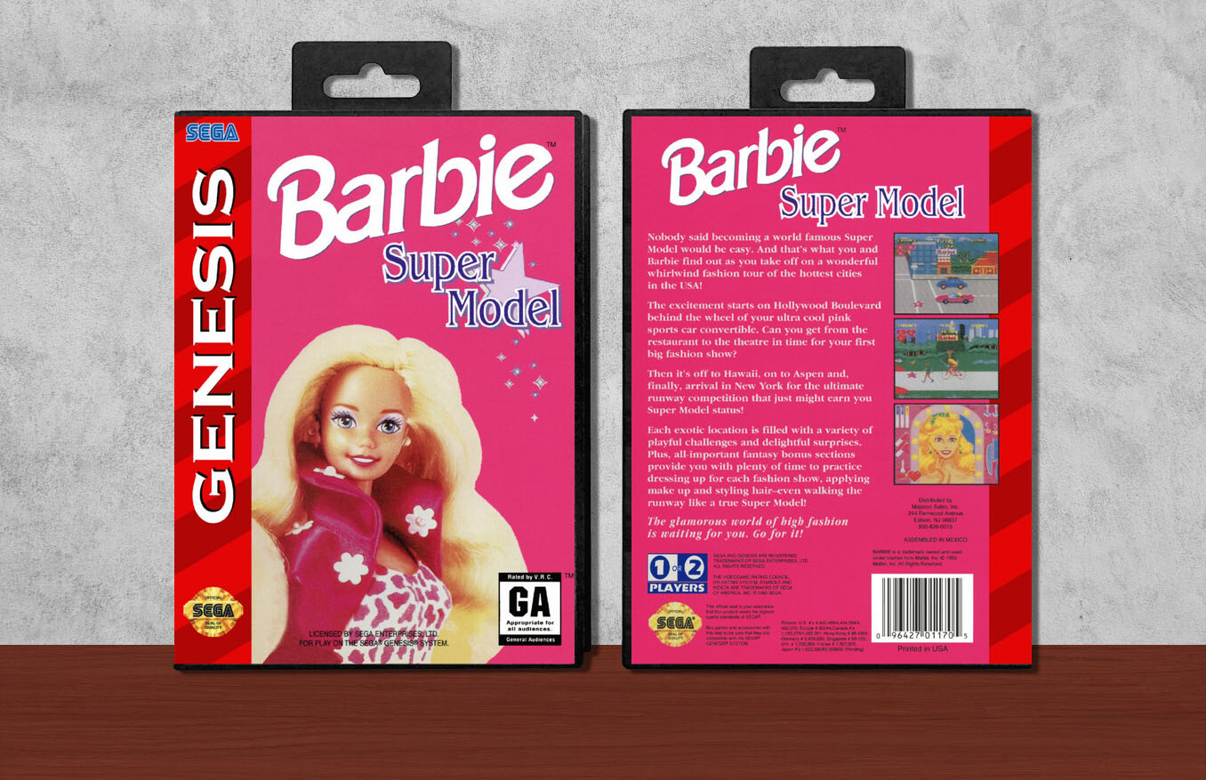 Barbie: Super Model, Case Color: Black