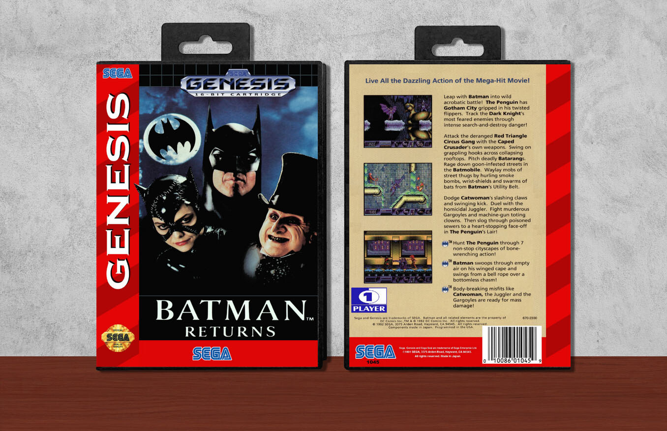 Batman Returns, Case Color: Black