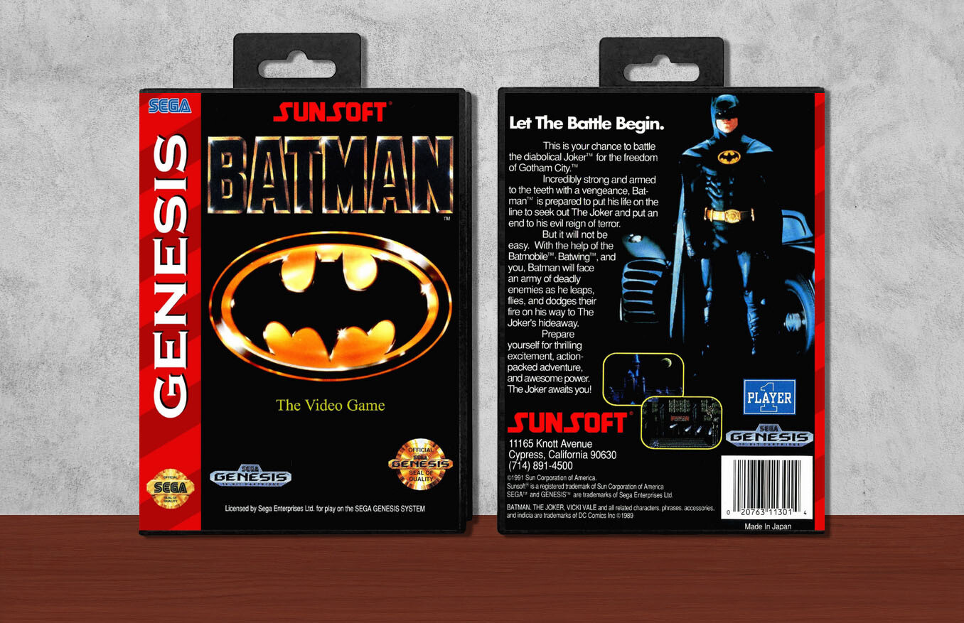 Batman: The Video Game, Case Color: Black